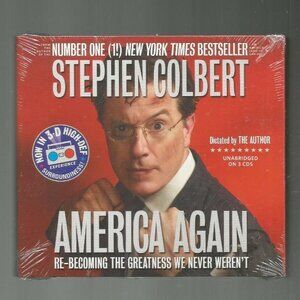 NEW NIB Stephen Colbert America Again 3 CD Audio Book Audiobook NYT Best Seller